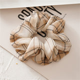 Fashion Flannel Plaid Style Hair Scrunchies