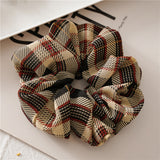 Fashion Flannel Plaid Style Hair Scrunchies