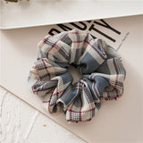 Fashion Flannel Plaid Style Hair Scrunchies