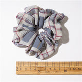 Fashion Flannel Plaid Style Hair Scrunchies