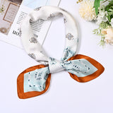 Silky Paisley Pattern Bandana Scarf for Women 70*70cm