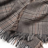 Double-sided Plaid Design Scarf Wrap for Women