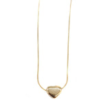 18K Gold Snake Bone Chain Love Necklace Stainless Steel