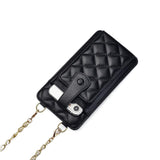 Cellphone Purse Small Crossbody Rhombus Leather Chain Bag for Women