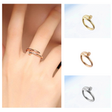 Classic Nail Ring Stainless Steel