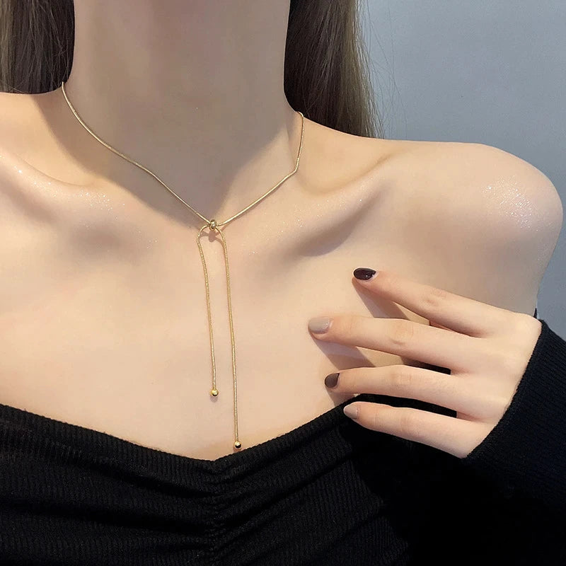 Adjustable 18k 2025 gold chain